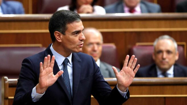 Pedro Sánchez, en el Congreso de los Diputados.