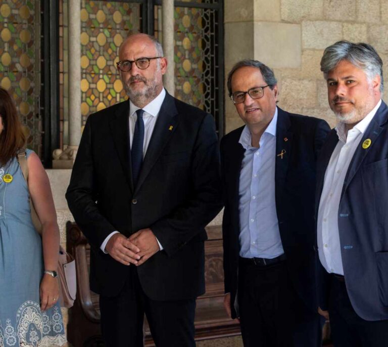 Torra admitió ante el TSJC que desobedeció a la JEC en la polémica de los lazos