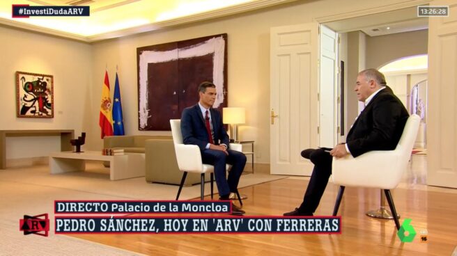 Pedro sánchez exhumación Franco elecciones ferreras la sexta Pedro Sánchez, entrevistado por Pablo Iglesias.