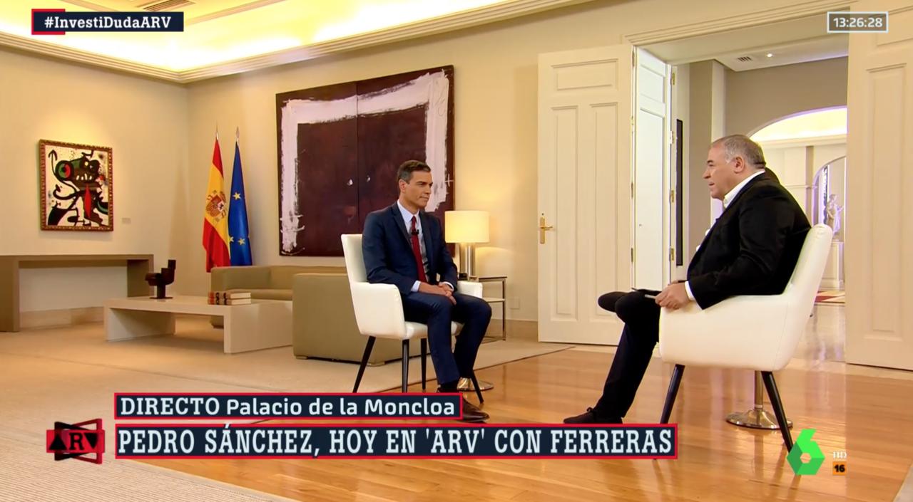 Pedro Sánchez, entrevistado por Pablo Iglesias.