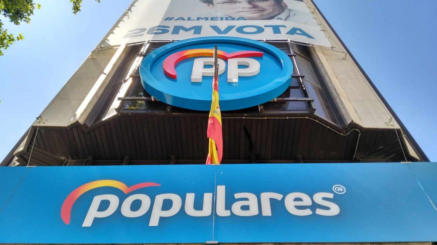 Sede del Partido Popular en la calle Génova de Madrid.