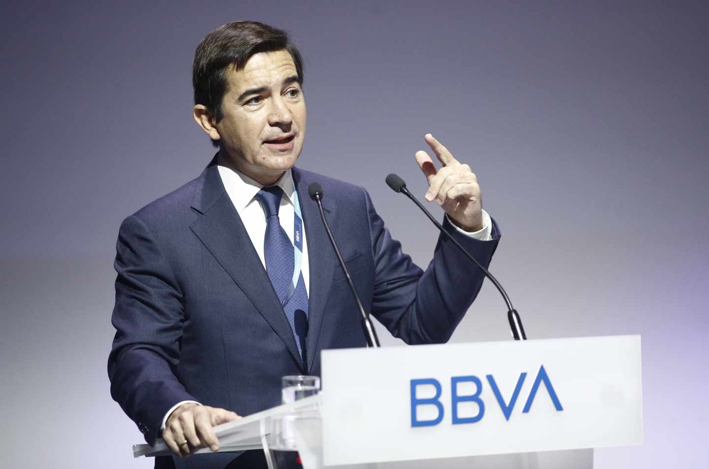 El presidente de BBVA, Carlos Torres.