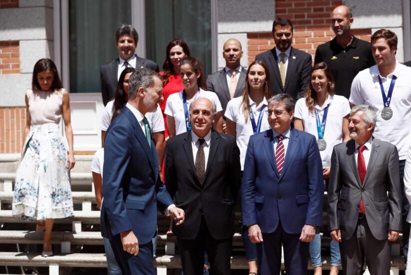 Familia Real en el club náutico de Palma