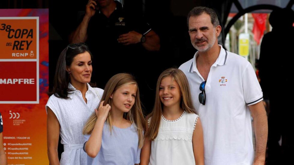 Familia Real en el club náutico de Palma