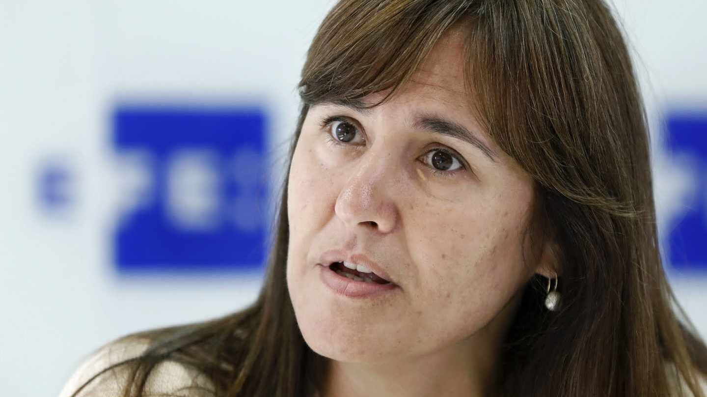 La portavoz de JxCat en el Congreso, Laura Borràs