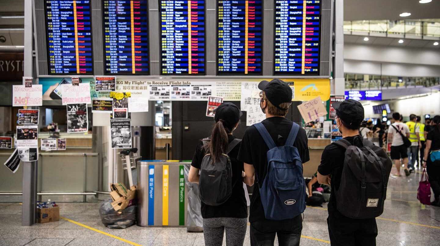 Aeropuerto Internacional de Hong Kong.