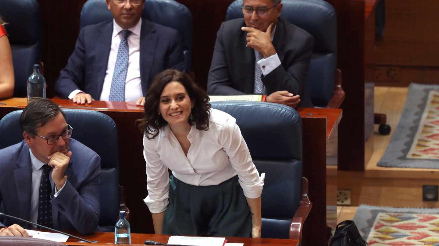 La recién elegida nueva presidenta de la Comunidad de Madrid, Isabel Díaz Ayuso.
