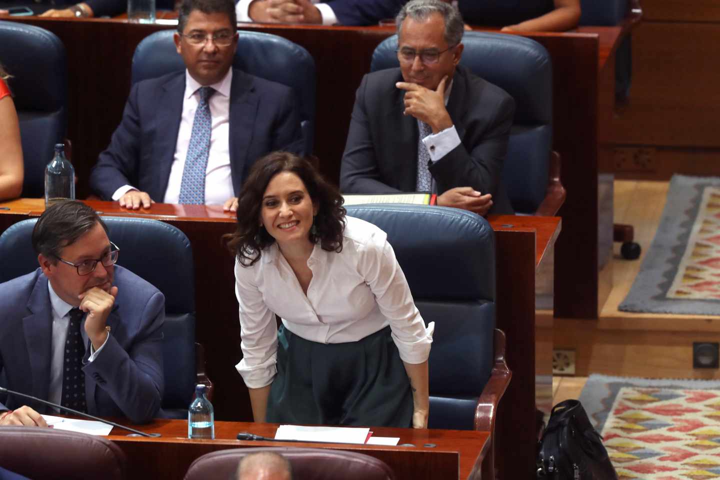 La recién elegida nueva presidenta de la Comunidad de Madrid, Isabel Díaz Ayuso.