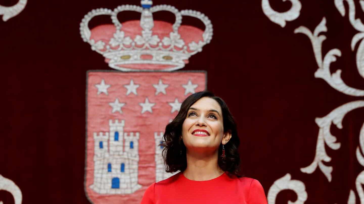 La recién elegida nueva presidenta de la Comunidad de Madrid, Isabel Díaz Ayuso