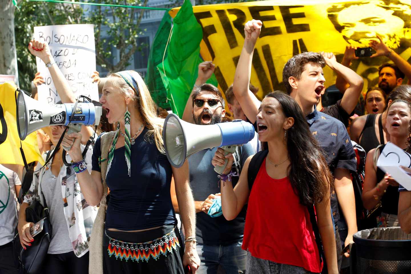 Manifestantes de Fridays For Future.