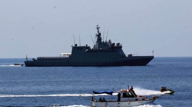 El buque Audaz de la Armada Española