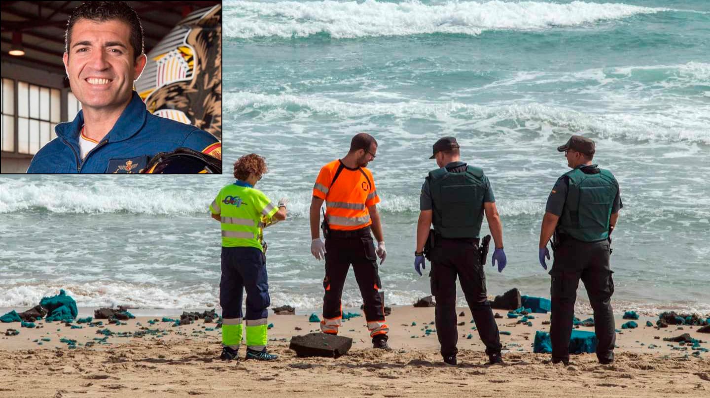 Francisco Martín Núñez, piloto del Ejército del Aire fallecido tras un accidente de avión en el Mediterráneo.