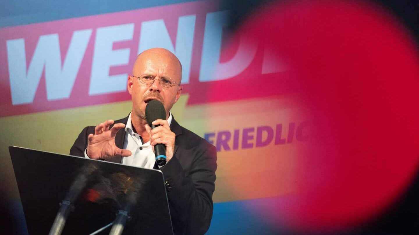 Andreas Kalbitz, candidato en Brandenurgo de Alternativa por Alemania (AfD).