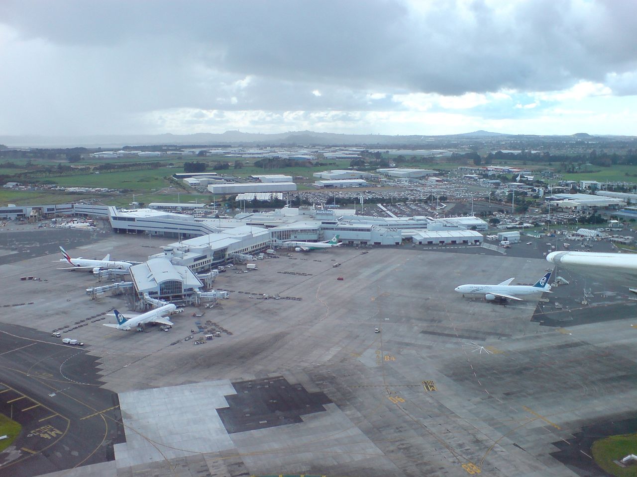 Aeropuerto de Auckland.