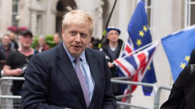 Boris Johnson favorito sucesión May Boris Johnson, primer ministro británico y feroz defensor del Brexit.