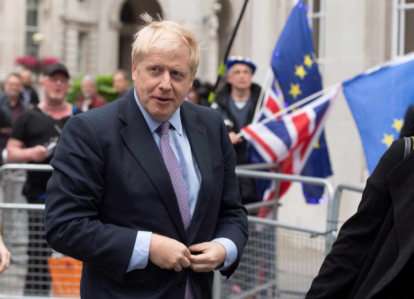 Boris Johnson, primer ministro británico y feroz defensor del Brexit.