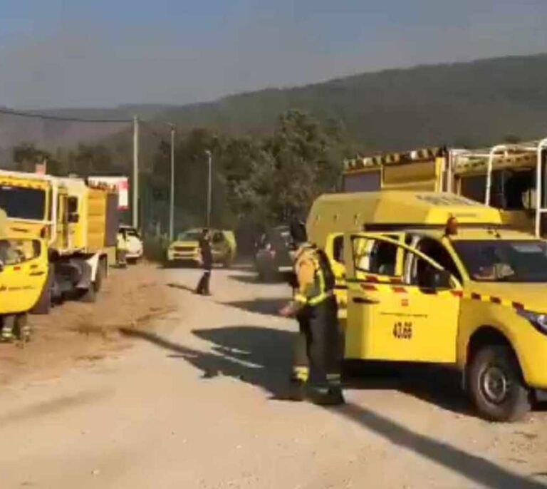 Incendio de Segovia: los bomberos evitan que el fuego llegue a Madrid