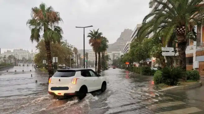 Alicante registra su día de verano más lluvioso de los últimos 160 años
