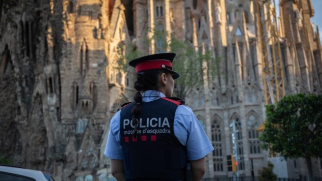 Policía de Barcelona Una mosso de Esquadra, en Barcelona.