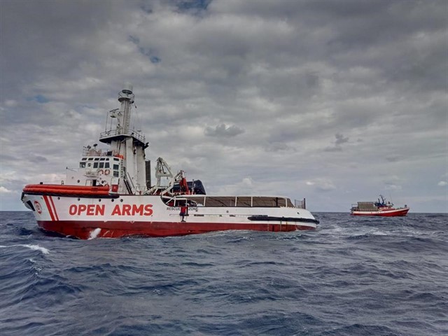 Fotografía de archivo del barco Open Arms