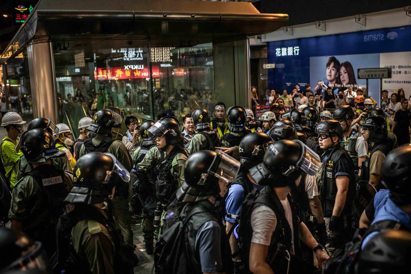 Protestas en Hong Kong.