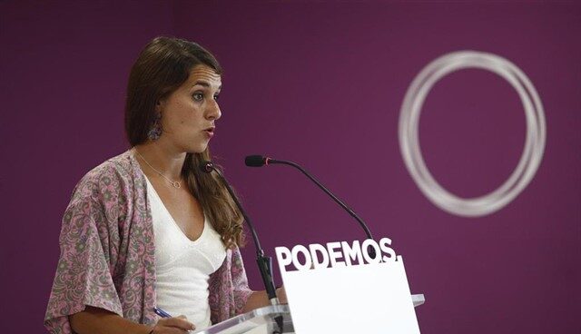 La portavoz del Consejo de Coordinación de Podemos, Noelia Vera