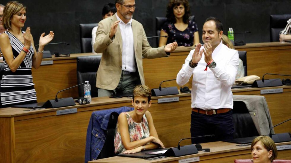 La secretaria general del PSN-PSOE, María Chivite, ha sido elegida este viernes por el Parlamento de Navarra presidenta del Gobierno Foral