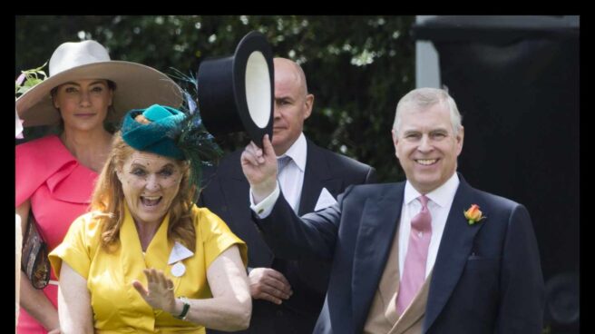PrincipeAndres El príncipe Andrés y su ex esposa Sarah Ferguson, en las carreras de Ascot.