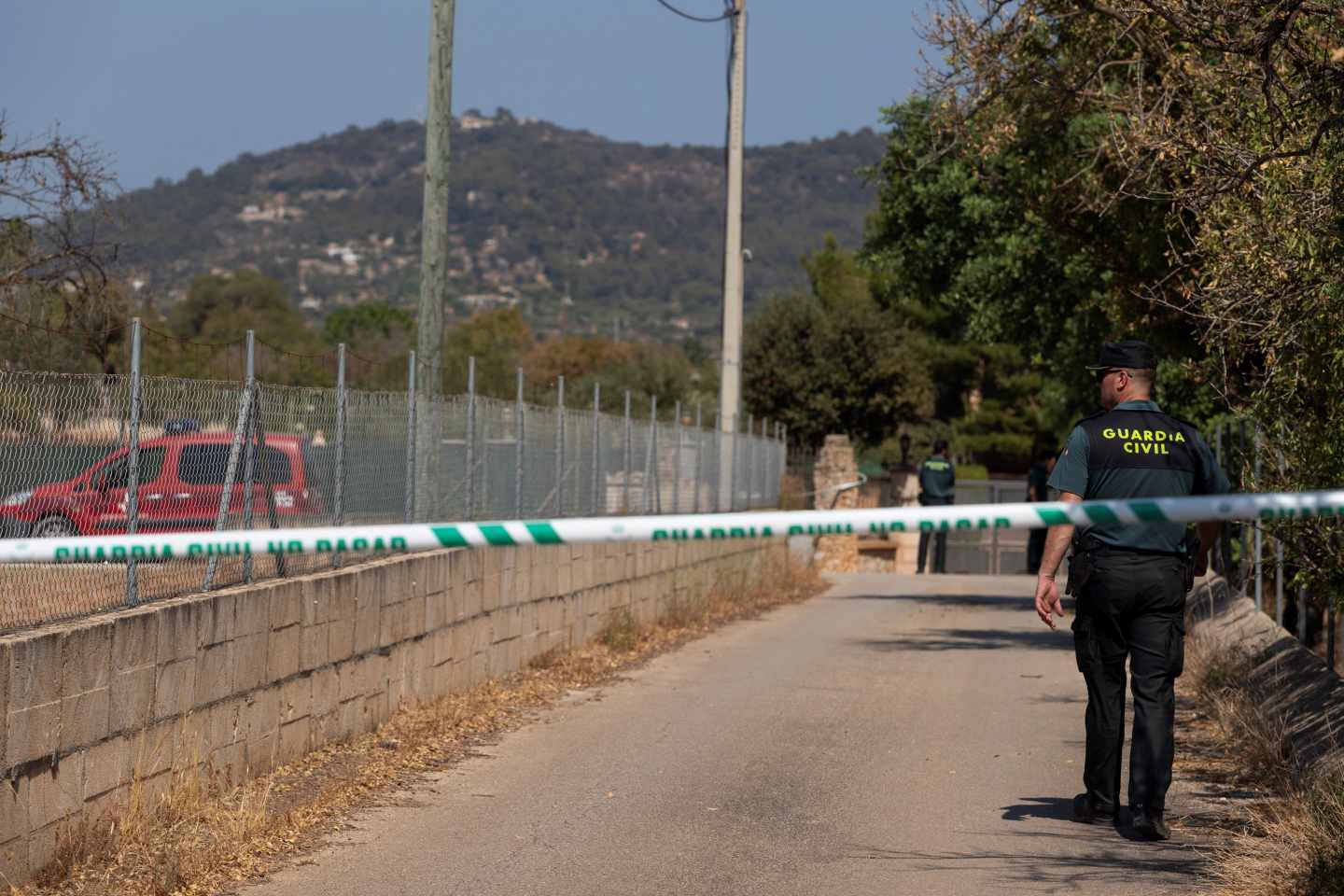 Zona en la que han caído los aparatos siniestrados en el accidente aéreo de Mallorca.