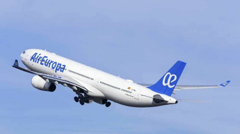 Un avión de la aerolínea Air Europa.