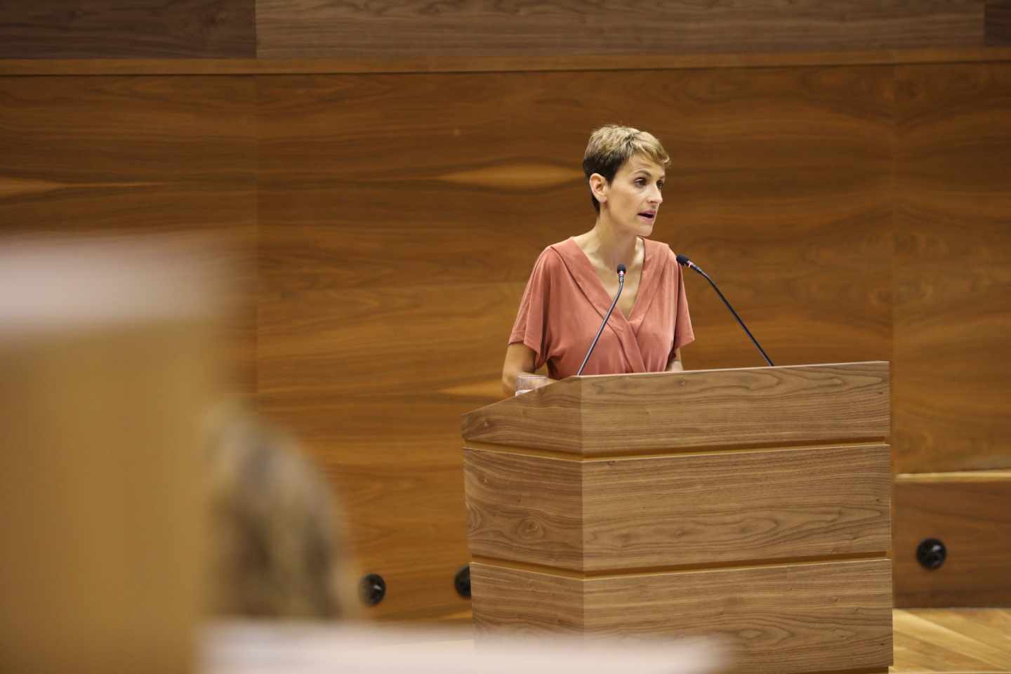 La presidenta de Navarra, María Chivite.