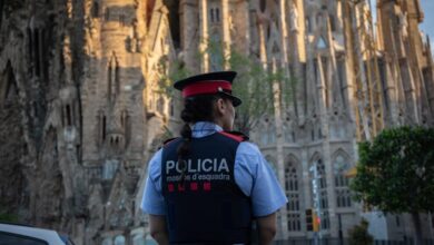 Vecinos de Barcelona graban en vídeo una paliza a un ladrón a plena luz del día