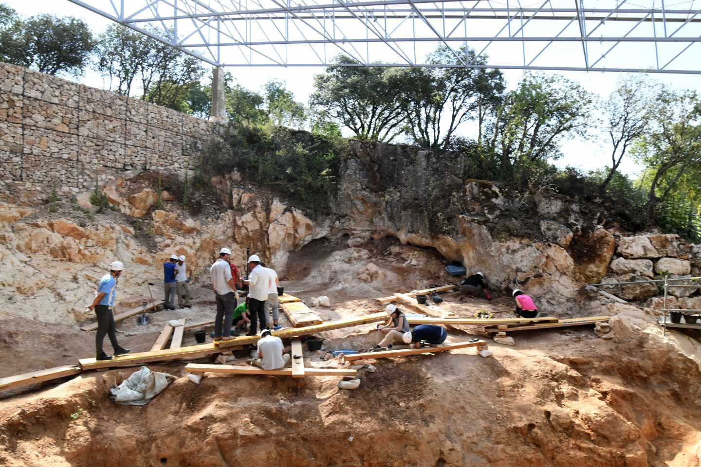 Excavación en la Cueva Fantasma.