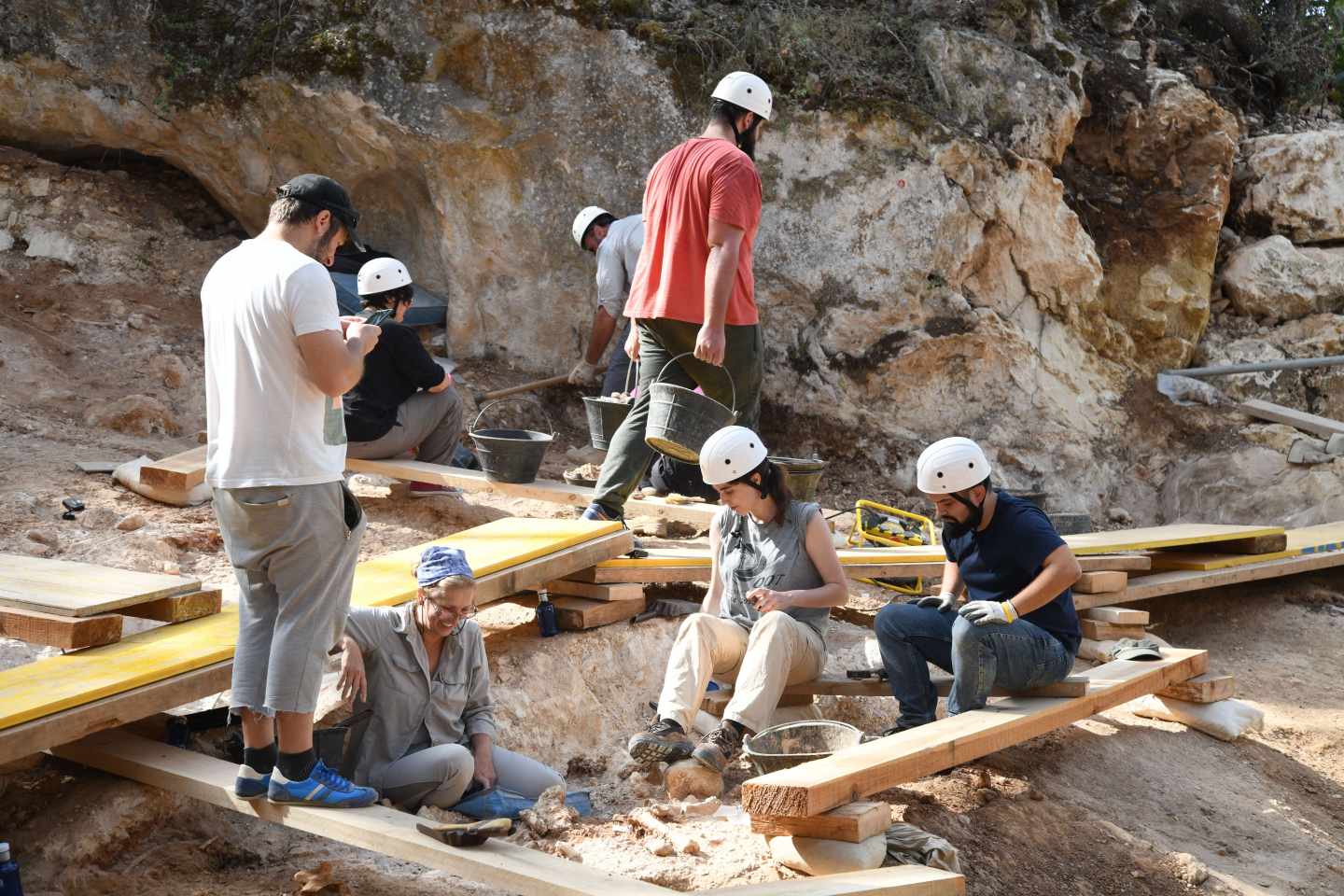 Excavación en la Cueva Fantasma.