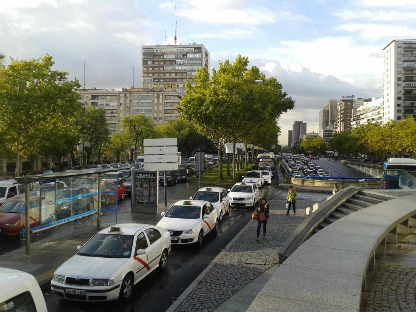 Atasco Atasco en la Castellana