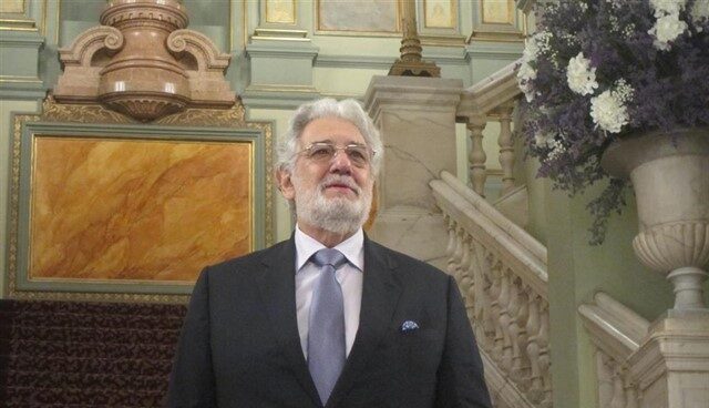 El tenor Plácido Domingo