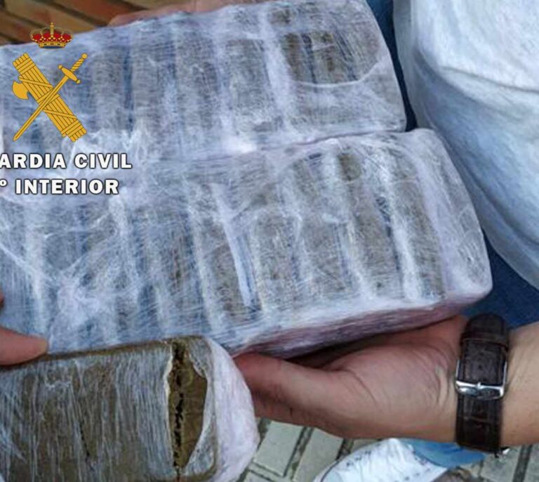 Aprehendidos 4.360 kilos de hachís en una operación antidroga en Murcia