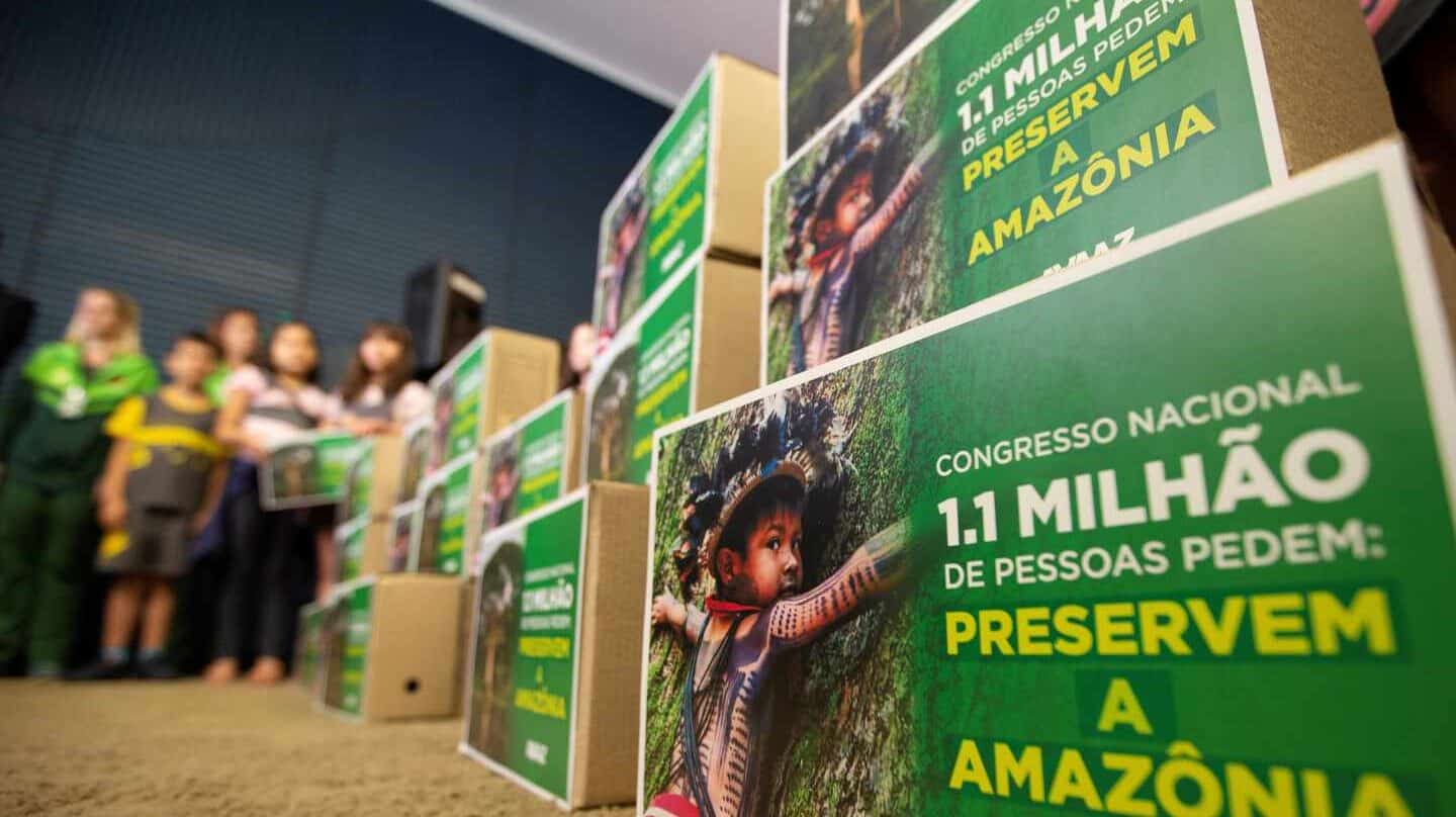 Diversas ONG se han movilizado para reclamar leyes de protección para el Amazonas en Brasil.