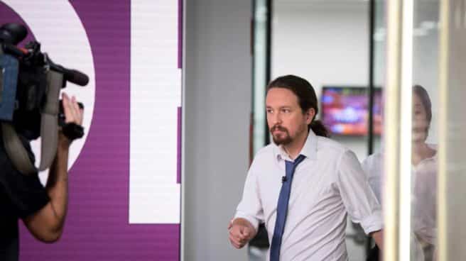 Pablo Iglesias entrevistado en Antena 3.