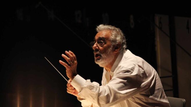 El tenor español Plácido Domingo.