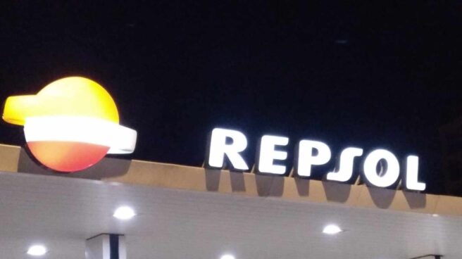 Una gasolinera de la red de Repsol.