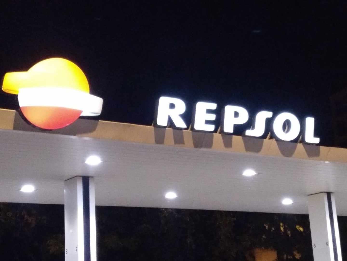 Una gasolinera de la red de Repsol.