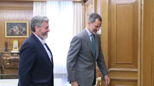 Juantxo Uralde, durante la Audiencia del Rey Felipe VI el pasado 5 de junio.