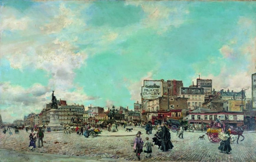 Place Clichy, 1874