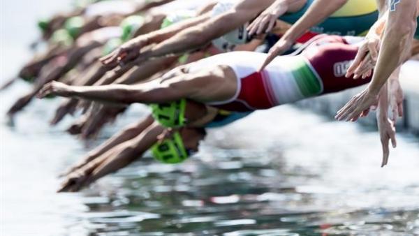 Imagen de archivo de una prueba de triatlón