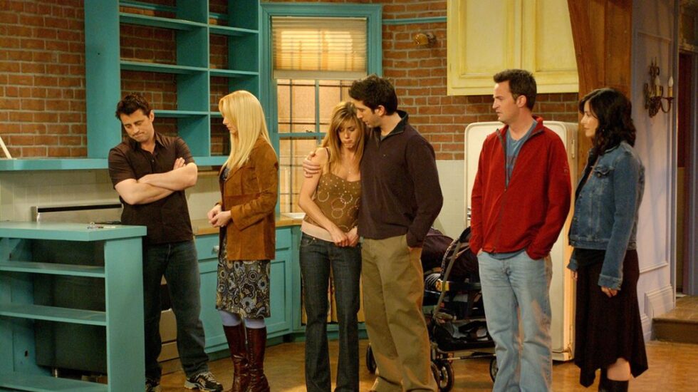 Foto del último día de rodaje de 'Friends'