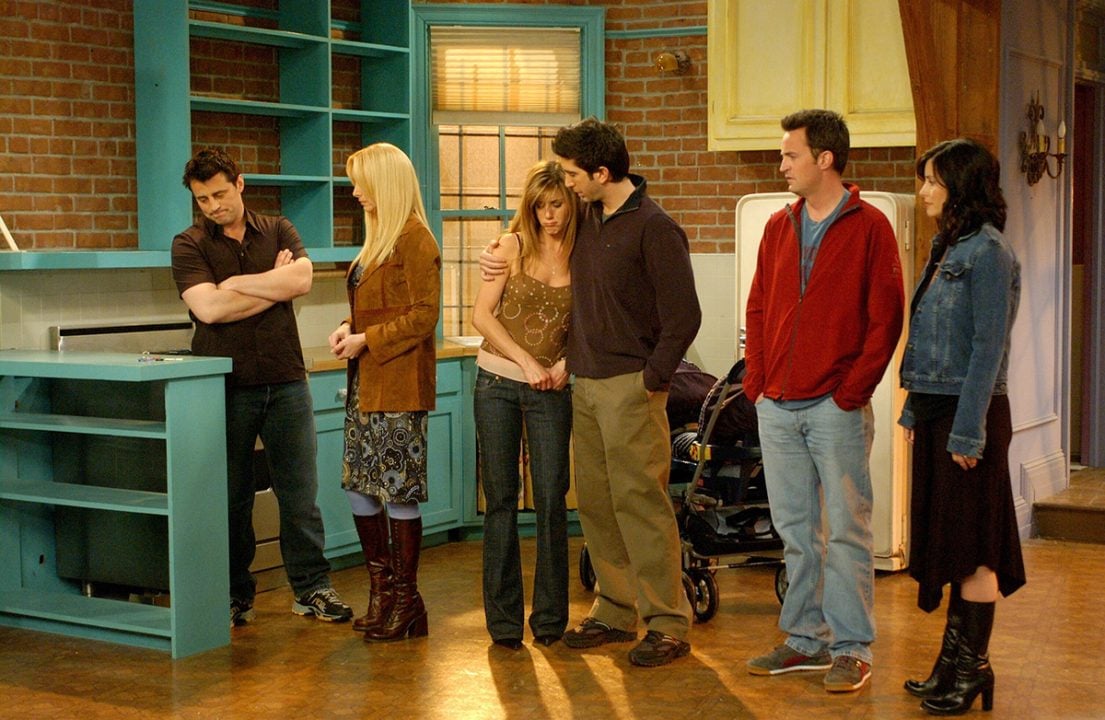 Foto del último día de rodaje de 'Friends'