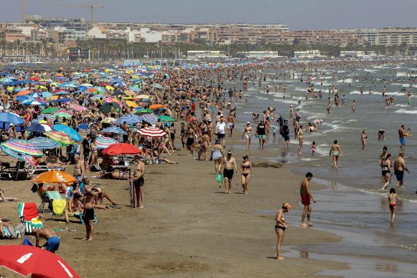 Playa de la Malvarrosa de Valencia