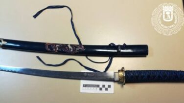 Detenido tras intentar agredir con una catana a cuatro personas en Carabanchel