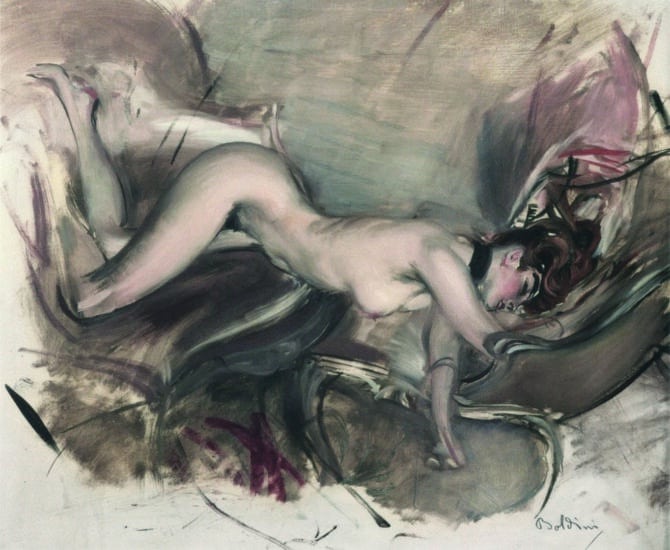 Giovanni Boldini Nudo di giovane signora [Desnudo de mujer joven], 1890-1900